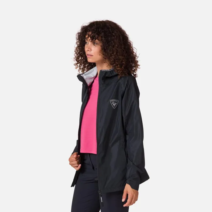 Women Women039s Active Rain Jacket Black200 Rossignol Softshell and Lightweight Jackets