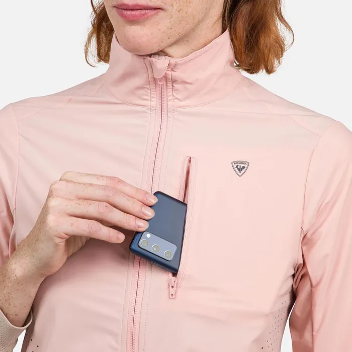 Women Women039s Active Versatile XC Ski Jacket Pastelpink Rossignol Softshell and Lightweight Jackets
