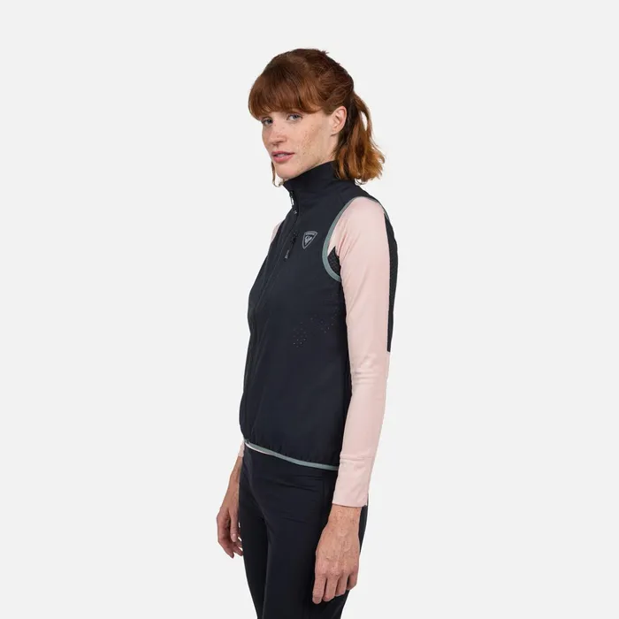 Women Women039s Active Versatile XC Ski Vest Black200 Rossignol Softshell and Lightweight Jackets