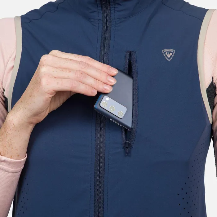 Women Women039s Active Versatile XC Ski Vest Darknavy715 Rossignol Softshell and Lightweight Jackets