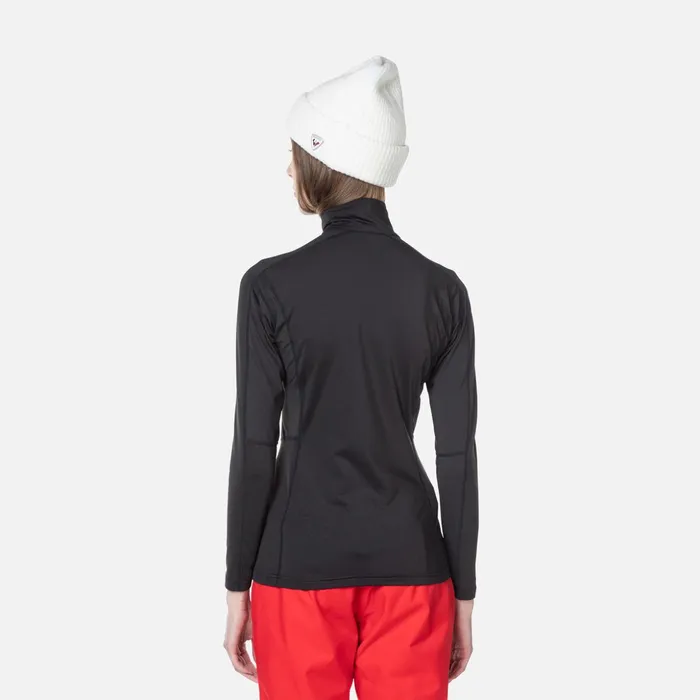 Women Women039s Classique HalfZip Baselayer Top Black200 Rossignol Baselayers
