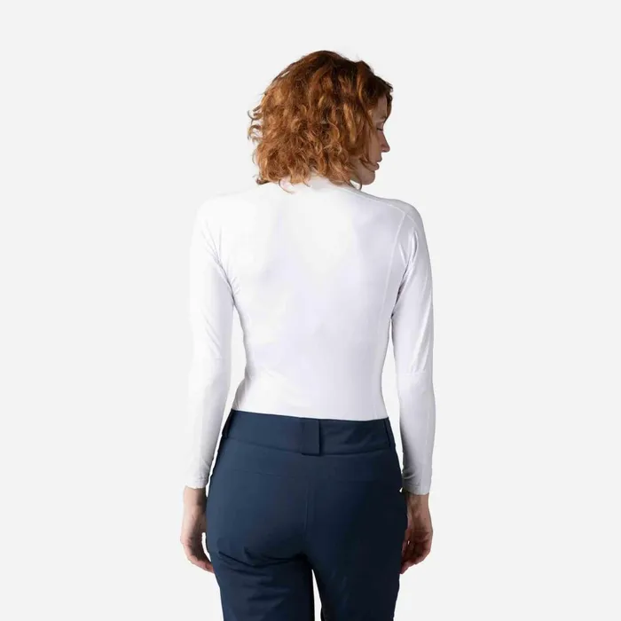 Women Women039s Classique HalfZip Baselayer Top White100 Rossignol Baselayers