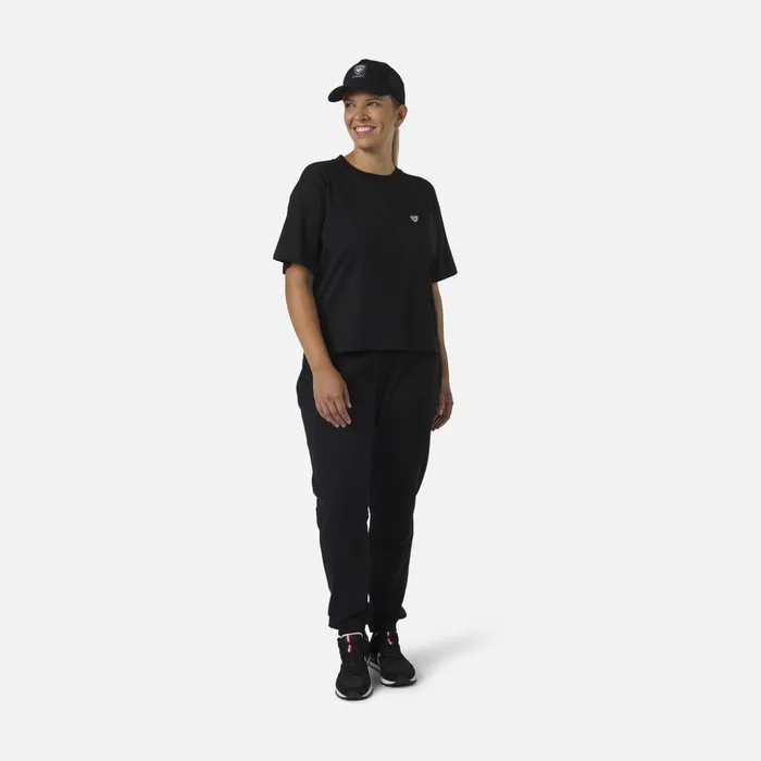 Women Women039s Crop Tee Black200 Rossignol Polos and Tees