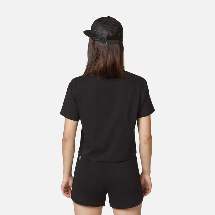 Women Women039s Crop Tee Black200 Rossignol Polos and Tees