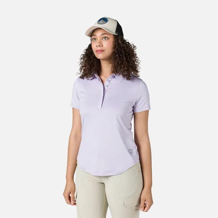 Women Women039s EFiber Active Polo Mistyviolet Rossignol Polos and Tees