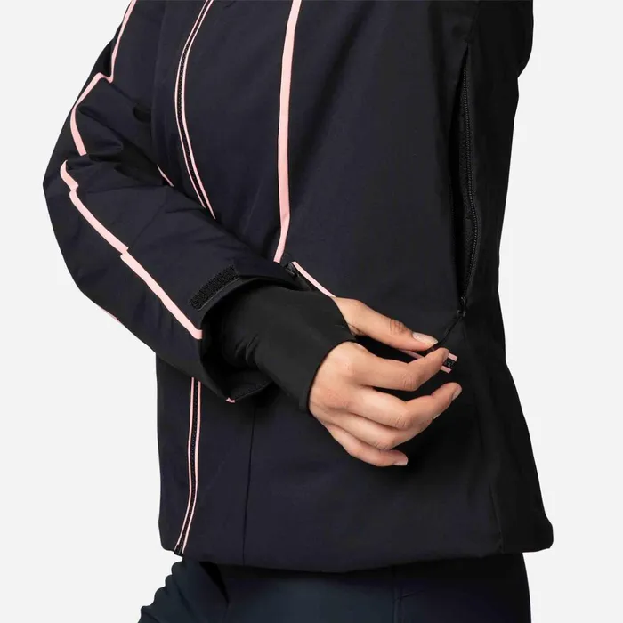 Women Women039s Flat Ski Jacket Black200 Rossignol Ski and Snowboard Jackets