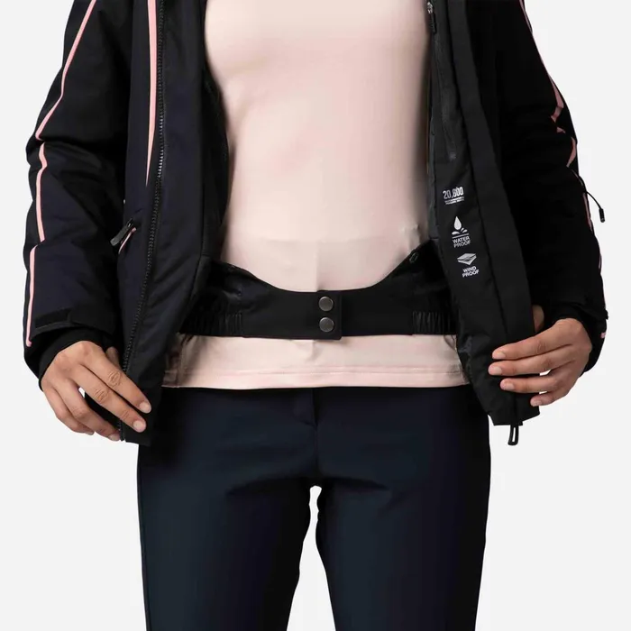 Women Women039s Flat Ski Jacket Black200 Rossignol Ski and Snowboard Jackets