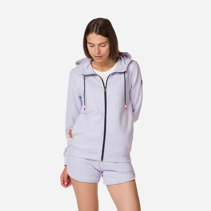 Women Women039s Fullzip Hooded Logo Cotton Sweatshirt Lavendergrey Rossignol Sweatshirts and Pullovers Women Women039s Fullzip Hooded Logo Cotton Sweatshirt Lavendergrey Rossignol Sweatshirts and Pullovers