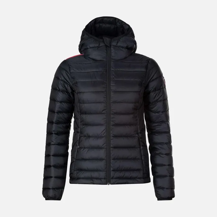 Women Women039s Hooded Insulated Jacket 180GR Black200 Rossignol Softshell and Lightweight Jackets
