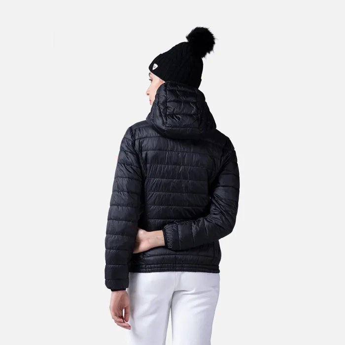 Women Women039s Hooded Insulated Jacket 180GR Black200 Rossignol Softshell and Lightweight Jackets