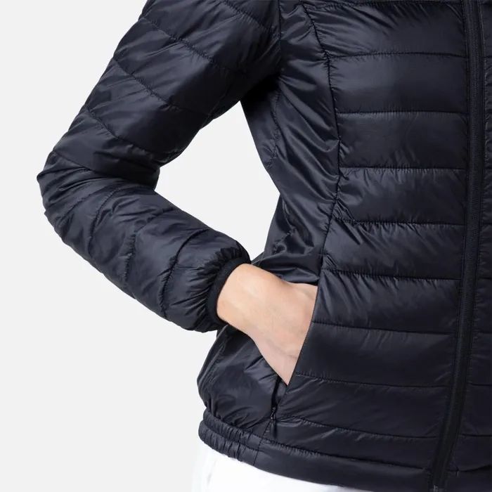 Women Women039s Hooded Insulated Jacket 180GR Black200 Rossignol Softshell and Lightweight Jackets