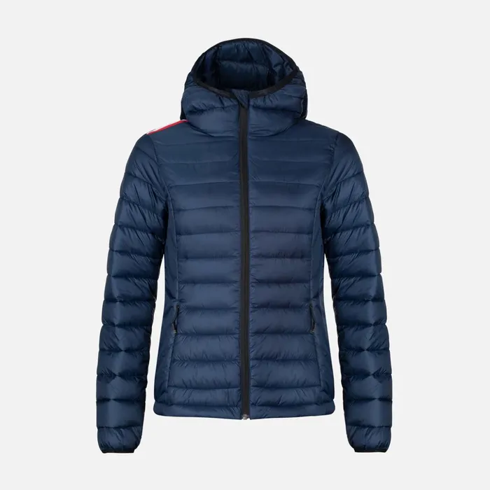 Women Women039s Hooded Insulated Jacket 180GR Darknavy715 Rossignol Softshell and Lightweight Jackets