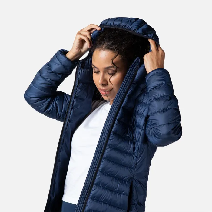 Women Women039s Hooded Insulated Jacket 180GR Darknavy715 Rossignol Softshell and Lightweight Jackets