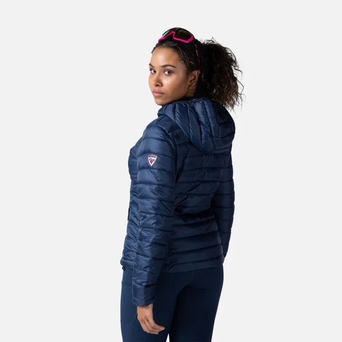Women Women039s Hooded Insulated Jacket 180GR Darknavy715 Rossignol Softshell and Lightweight Jackets