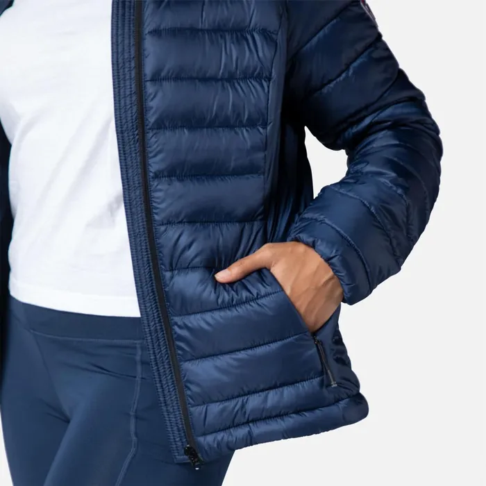 Women Women039s Hooded Insulated Jacket 180GR Darknavy715 Rossignol Softshell and Lightweight Jackets