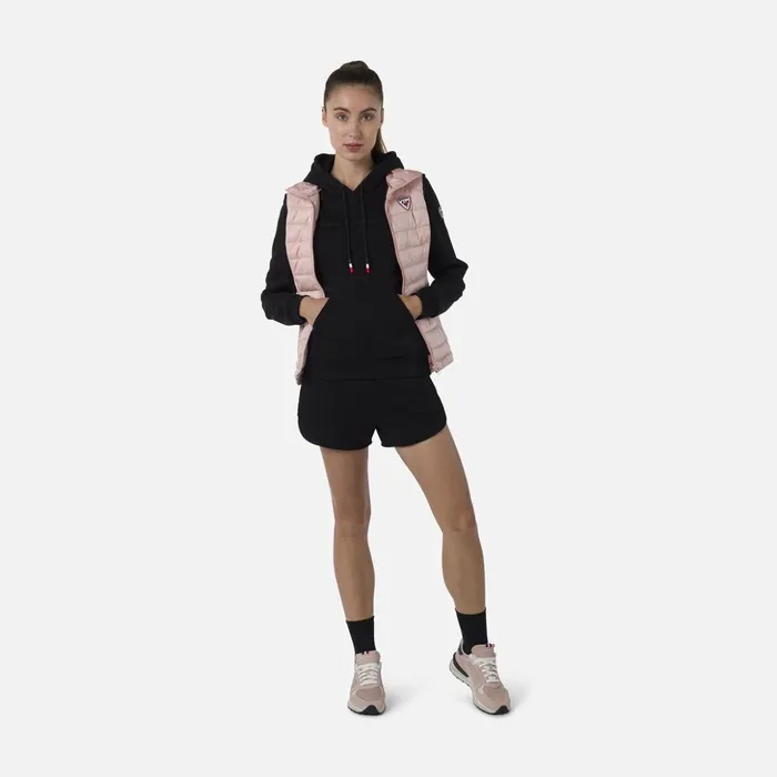 Women Women039s Hooded Logo Fleece Sweatshirt Black200 Rossignol Sweatshirts and Pullovers