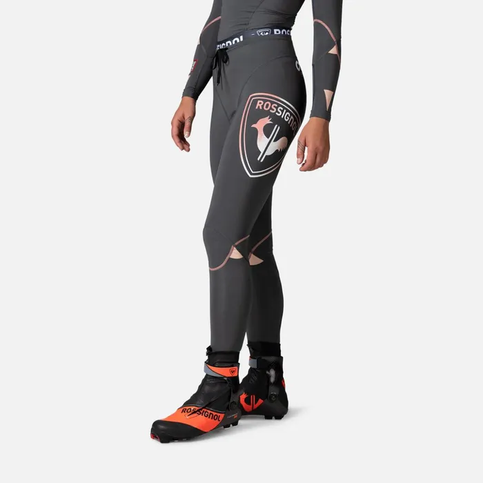 Women Women039s Infini Compression Race Tights Onyxgrey Rossignol Ski Pants