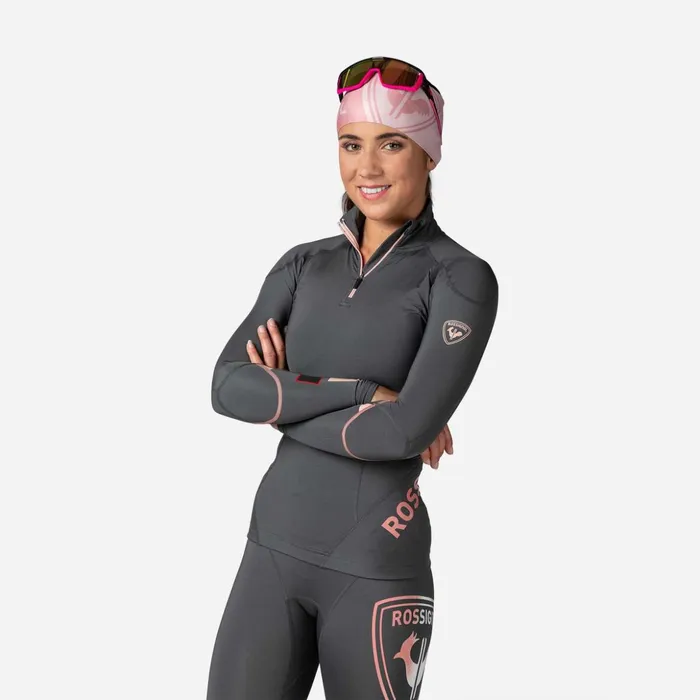 Women Women039s Infini Compression Race Top Onyxgrey Rossignol Baselayers
