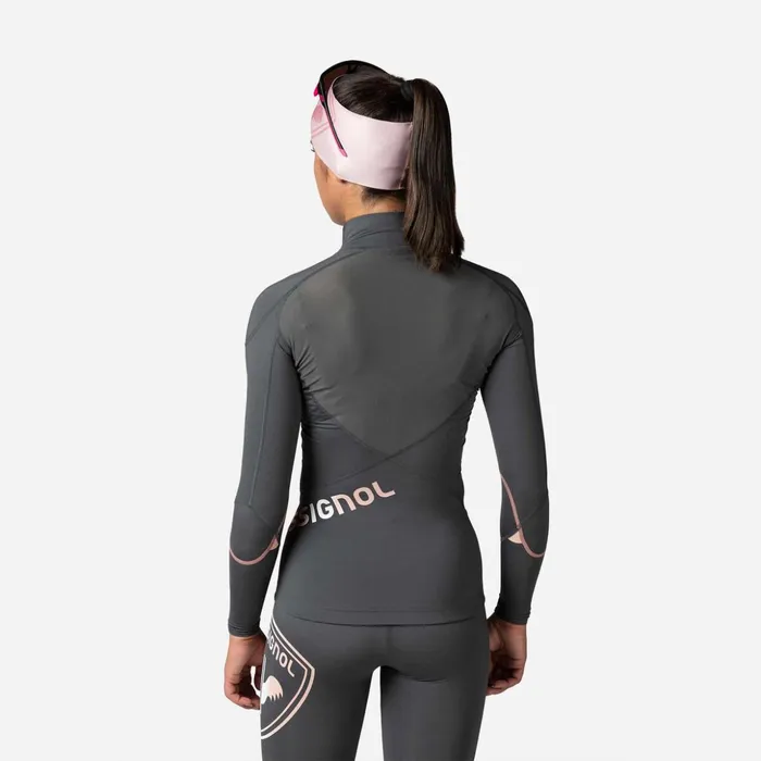 Women Women039s Infini Compression Race Top Onyxgrey Rossignol Baselayers