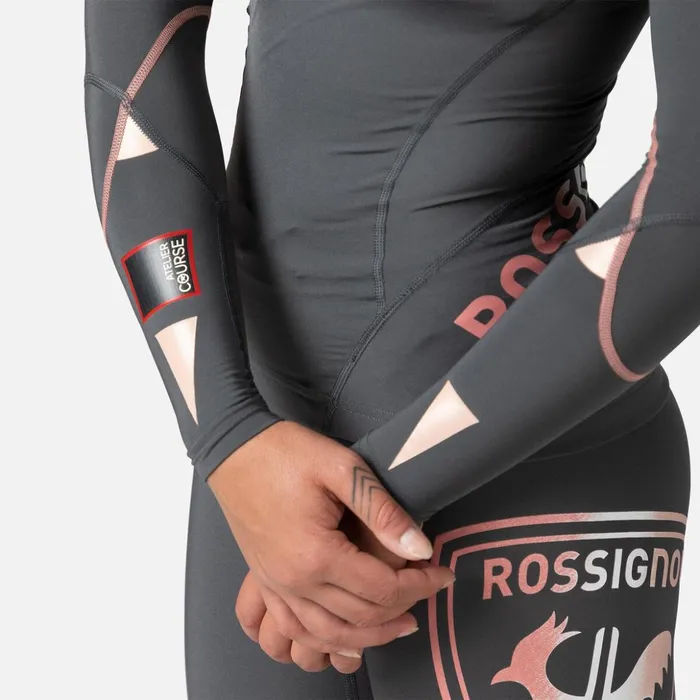 Women Women039s Infini Compression Race Top Onyxgrey Rossignol Baselayers