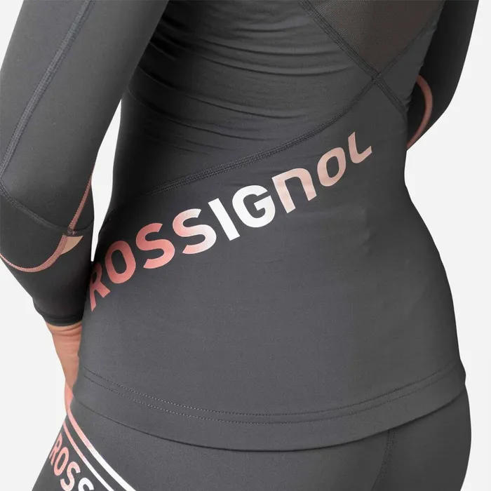 Women Women039s Infini Compression Race Top Onyxgrey Rossignol Baselayers