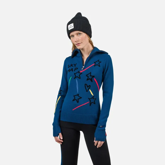 Women Women039s JCC Constellation HalfZip Top Cosmicblue Rossignol Sweatshirts and Pullovers
