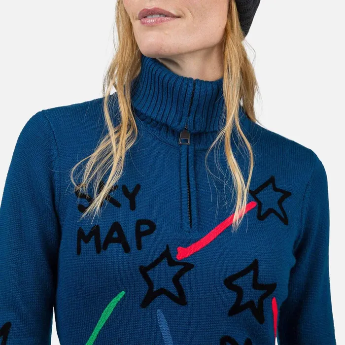 Women Women039s JCC Constellation HalfZip Top Cosmicblue Rossignol Sweatshirts and Pullovers