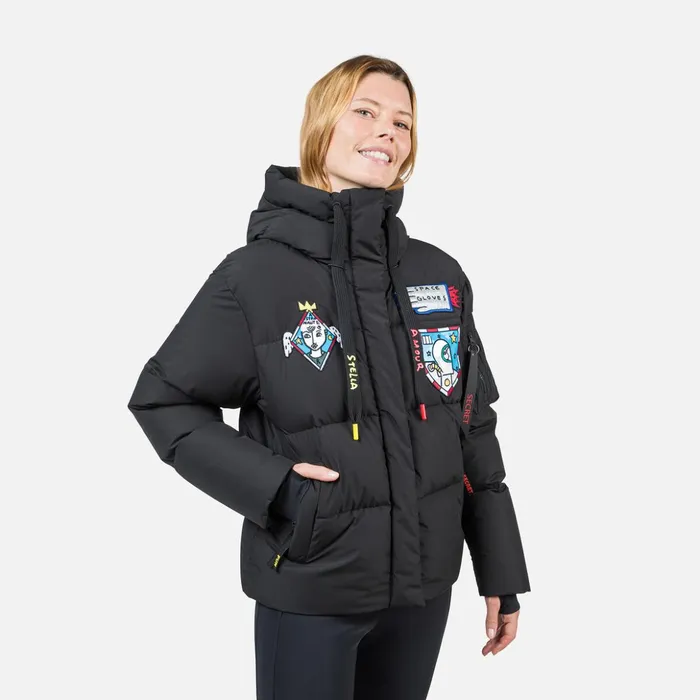 Women Women039s JCC Modul Down Bomber Jacket Black200 Rossignol Ski and Snowboard Jackets