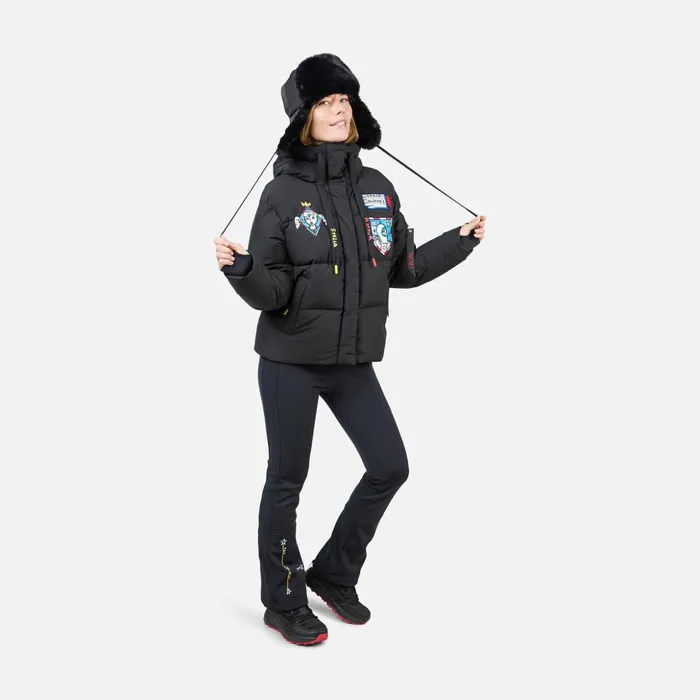 Women Women039s JCC Modul Down Bomber Jacket Black200 Rossignol Ski and Snowboard Jackets