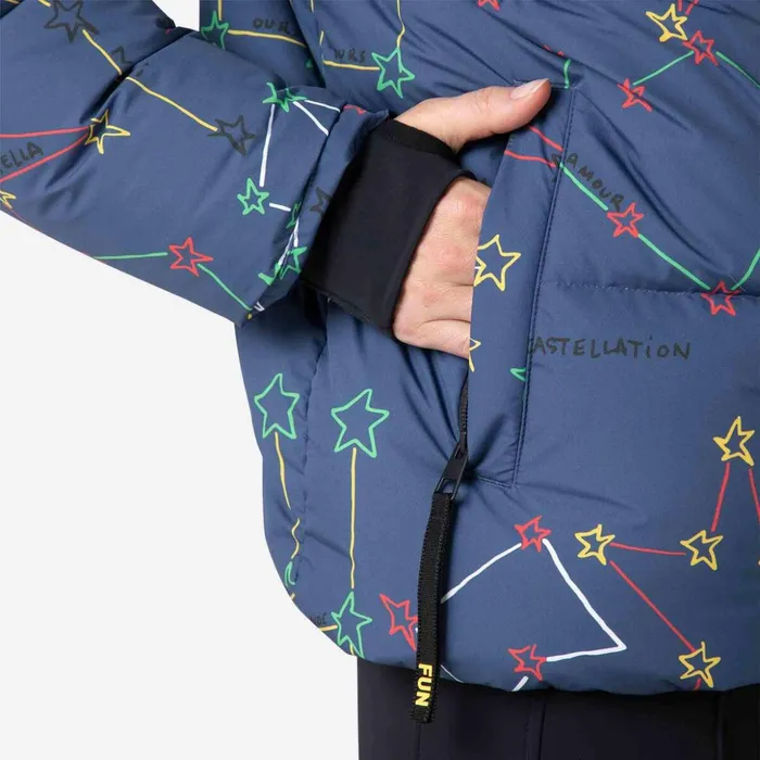 Women Women039s JCC Modul Printed Down Bomber Jacket Cosmicblue Rossignol Ski and Snowboard Jackets