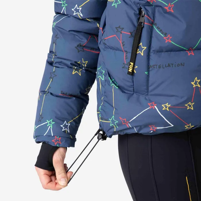 Women Women039s JCC Modul Printed Down Bomber Jacket Cosmicblue Rossignol Ski and Snowboard Jackets