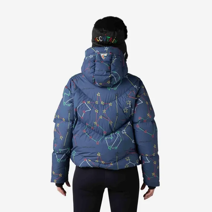 Women Women039s JCC Modul Printed Down Bomber Jacket Cosmicblue Rossignol Ski and Snowboard Jackets