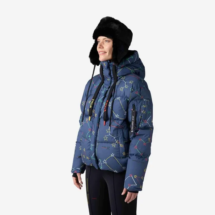 Women Women039s JCC Modul Printed Down Bomber Jacket Cosmicblue Rossignol Ski and Snowboard Jackets