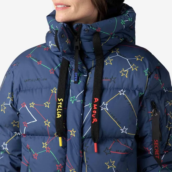 Women Women039s JCC Modul Printed Down Bomber Jacket Cosmicblue Rossignol Ski and Snowboard Jackets