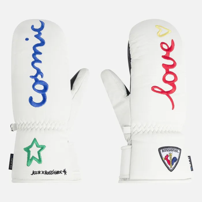 Women Women039s JCC Sublime Leather IMP039R Mittens White100 Rossignol Gloves