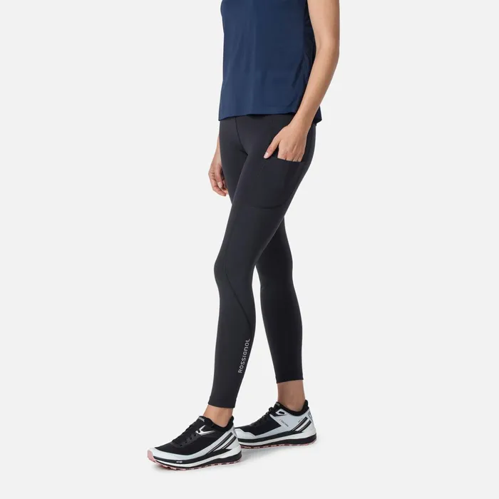 Women Women039s Lightweight Breathable Running Tights Black200 Rossignol Pants