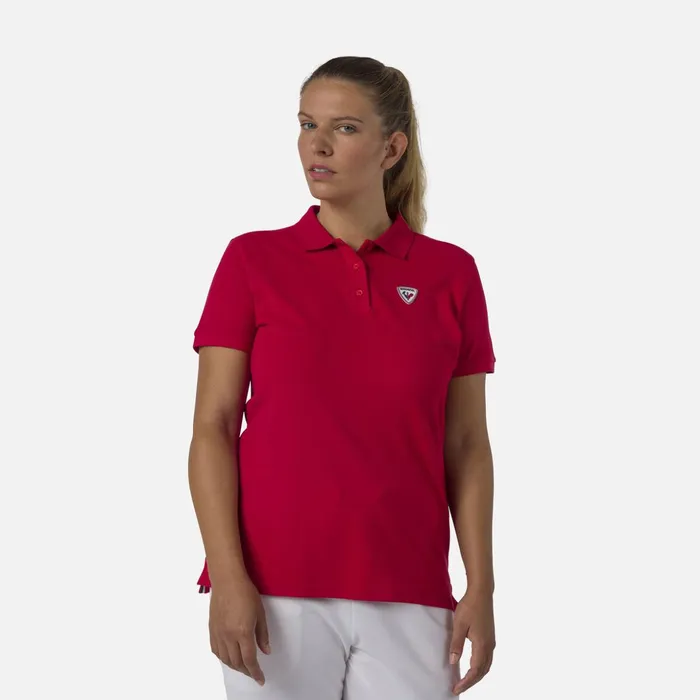 Women Women039s Logo Polo Carmin307 Rossignol Polos and Tees