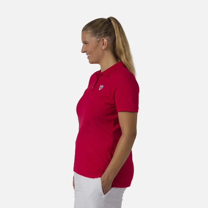 Women Women039s Logo Polo Carmin307 Rossignol Polos and Tees