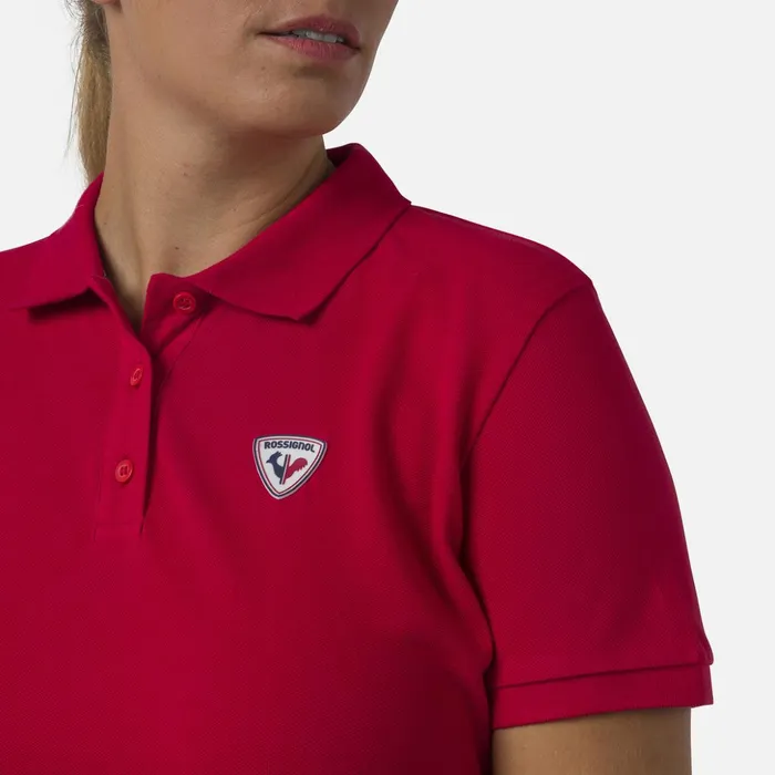 Women Women039s Logo Polo Carmin307 Rossignol Polos and Tees