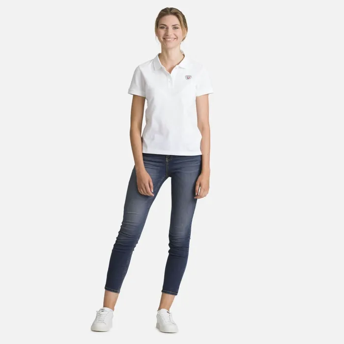 Women Women039s Logo Polo White100 Rossignol Polos and Tees