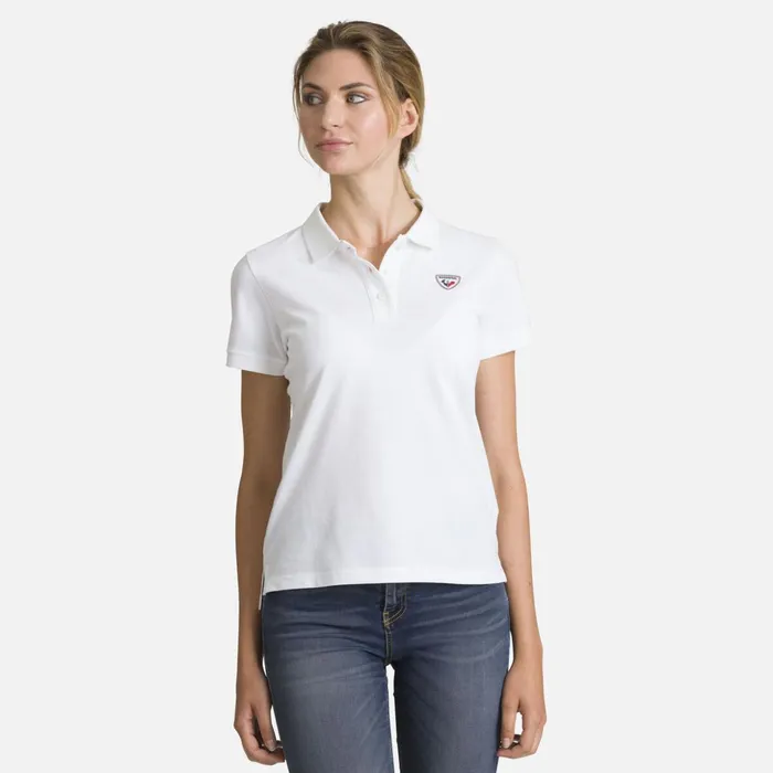 Women Women039s Logo Polo White100 Rossignol Polos and Tees