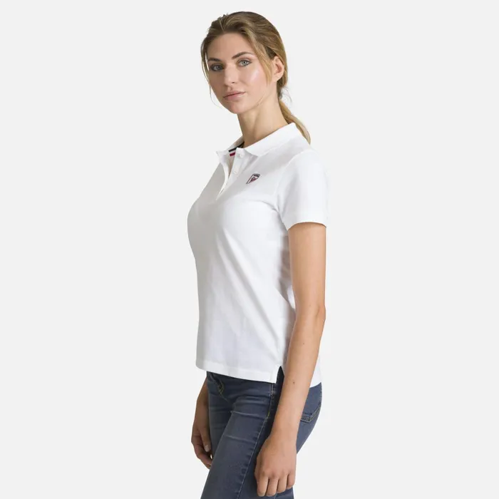 Women Women039s Logo Polo White100 Rossignol Polos and Tees
