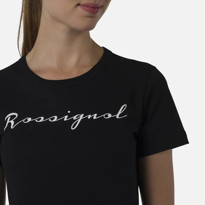 Women Women039s Logo Tee Black200 Rossignol Polos and Tees