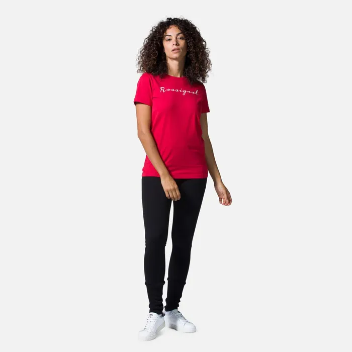 Women Women039s Logo Tee Carmin307 Rossignol Polos and Tees