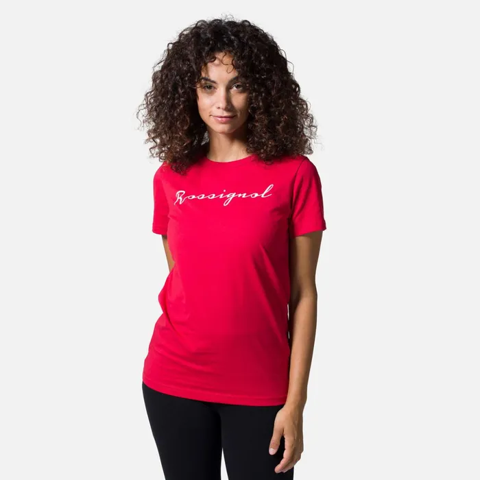 Women Women039s Logo Tee Carmin307 Rossignol Polos and Tees