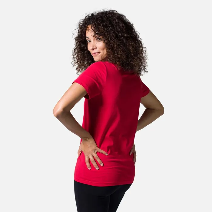 Women Women039s Logo Tee Carmin307 Rossignol Polos and Tees