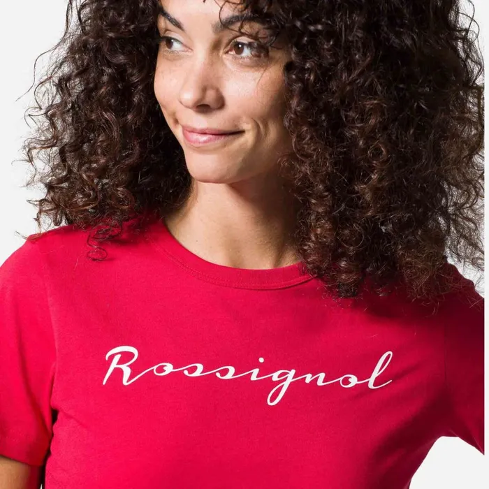 Women Women039s Logo Tee Carmin307 Rossignol Polos and Tees