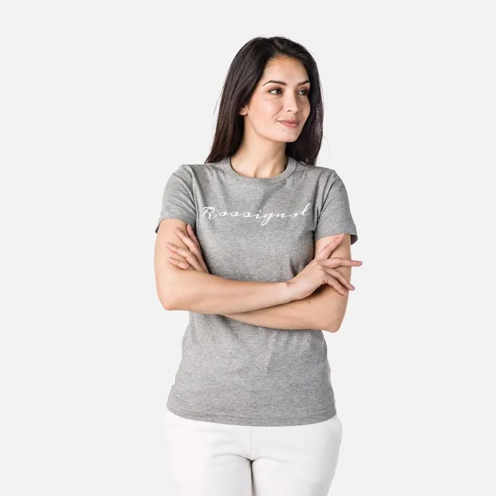 Women Women039s Logo Tee Heathergrey280 Rossignol Polos and Tees