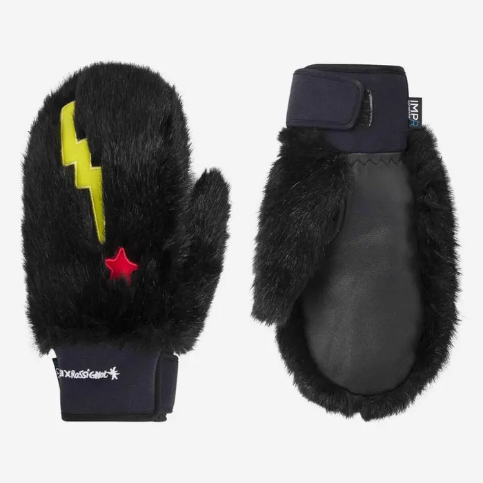Women Women039s Lunar Waterproof Ski Mittens Black200 Rossignol Gloves