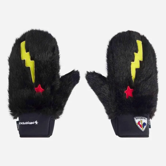 Women Women039s Lunar Waterproof Ski Mittens Black200 Rossignol Gloves